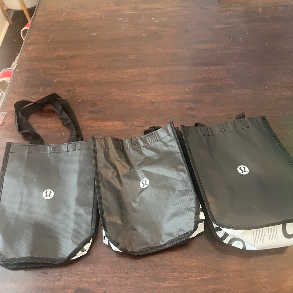 Lululemon Black Tote Bag